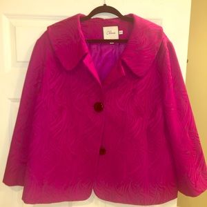 Chaus Blazer - Fuchsia - Size 22W